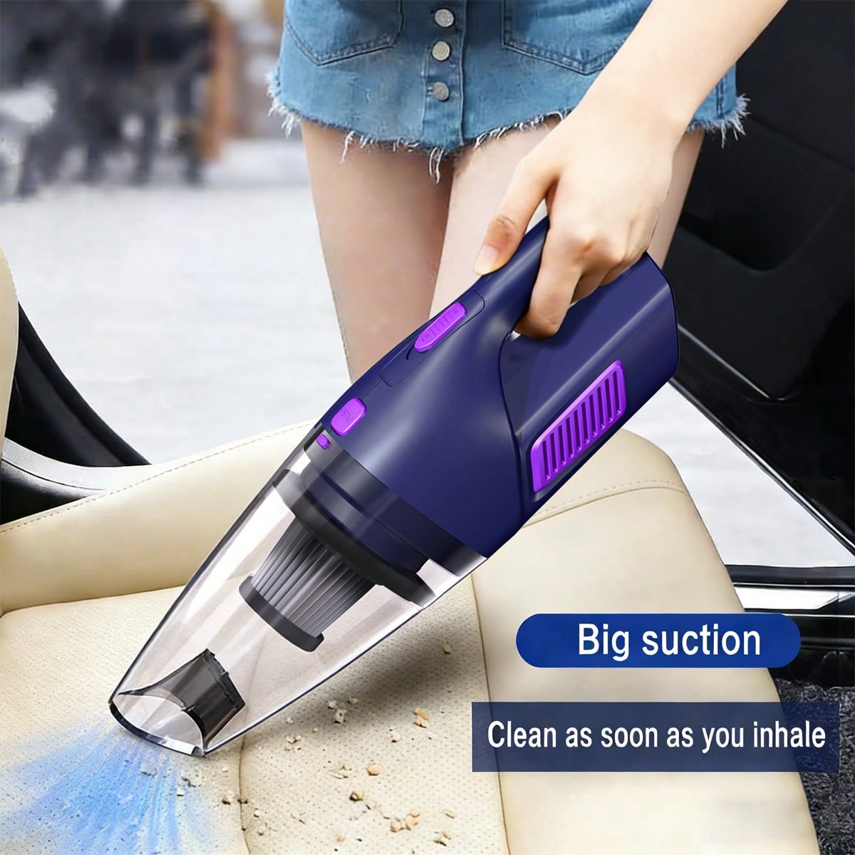Power Tools Vacuum - CascadeVac Handheld Car Vacuum Cleaner, Strong