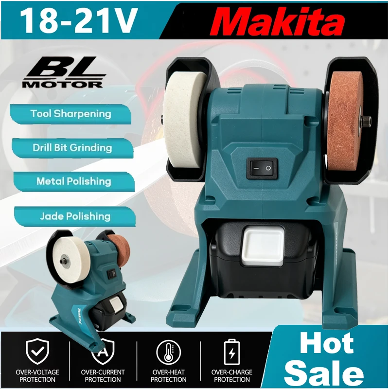 Power Tools Makita - Makita 18V Cordless Bench Grinder |