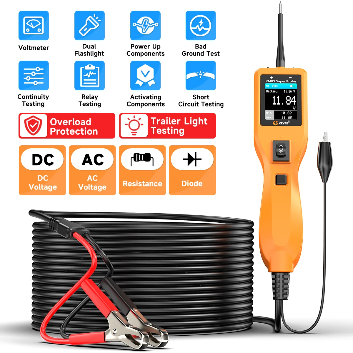 Car Circuit Probe Kit Circuit  - đánh giá và giá Power Tools Inspection
