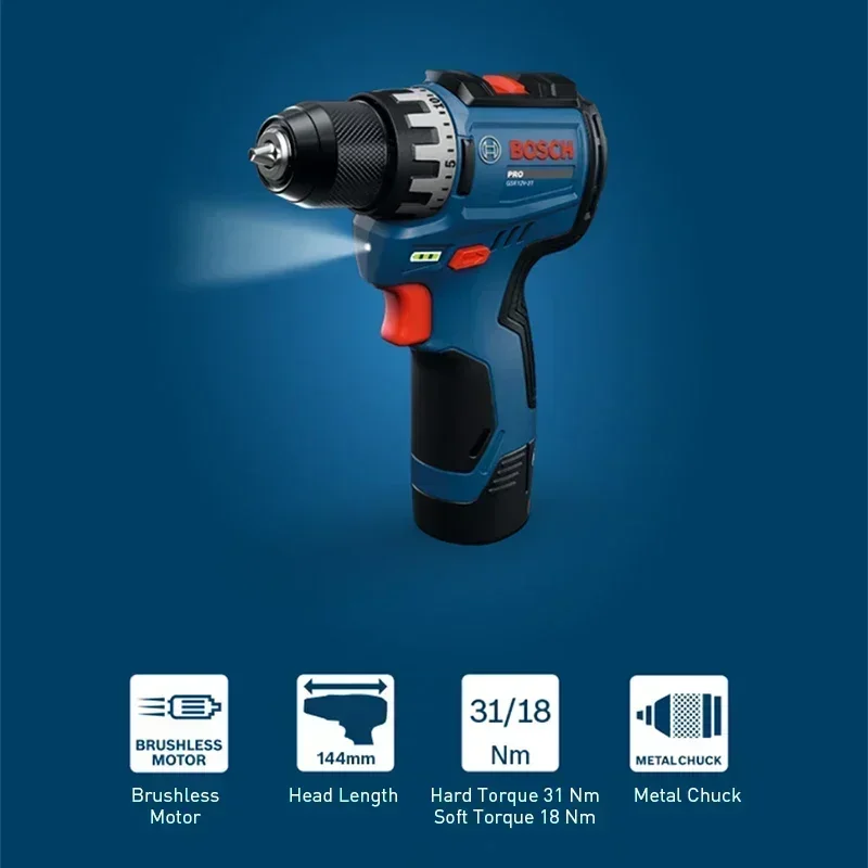 BOSCH GSR12V-31 Cordless Elect - đánh giá và giá Kit Power Tools