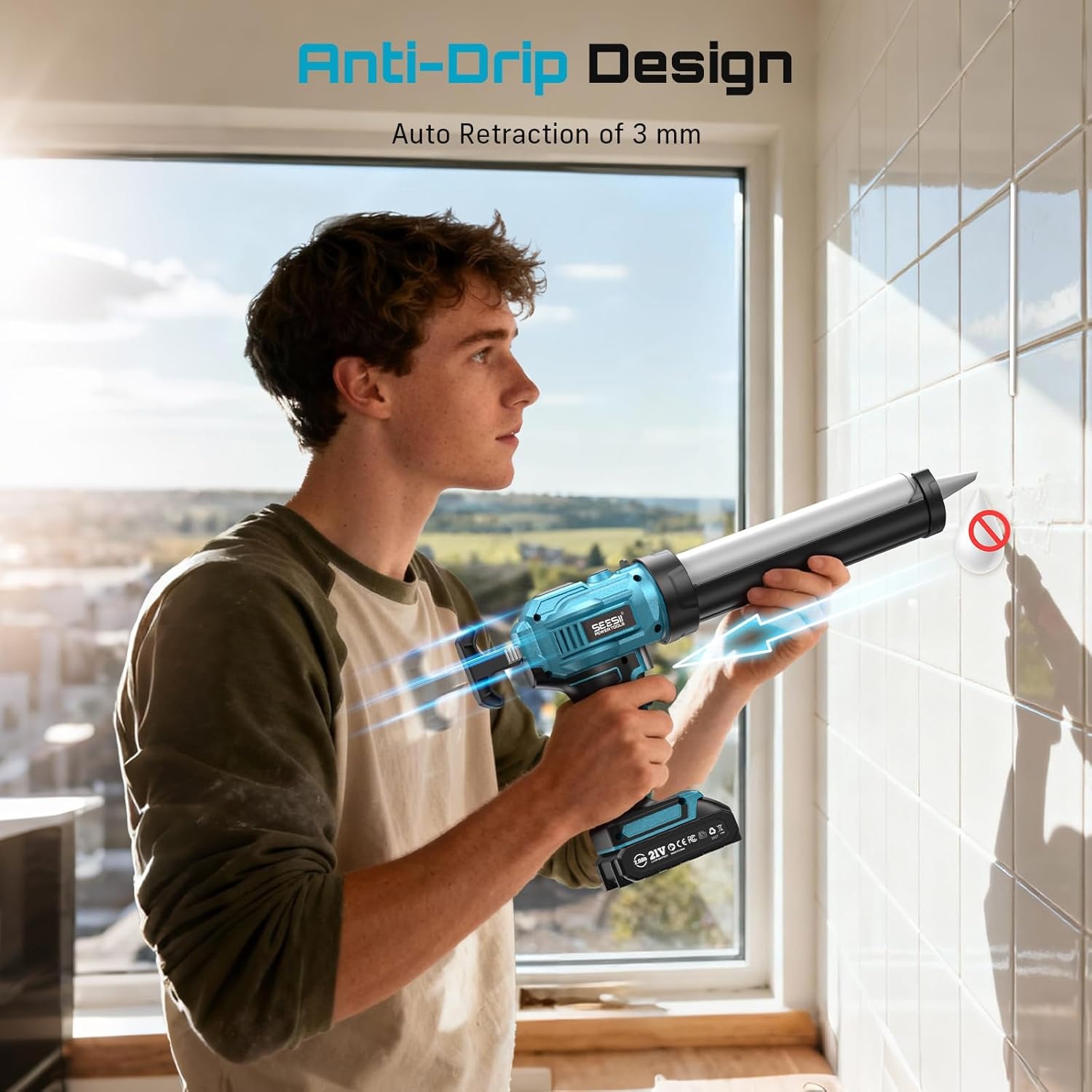 SEESII Electric Caulking Gun N - đánh giá và giá Power Tools Diy