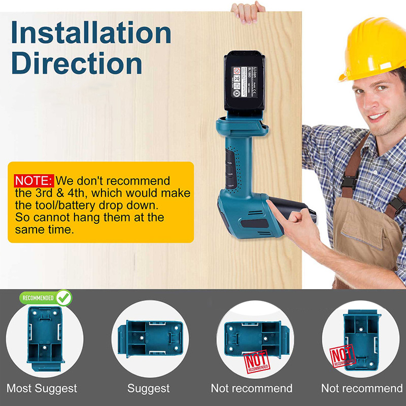 1/2/5 Bộ Công Cụ Điện Pin Gắn  - đánh giá và giá Power Tools Rack