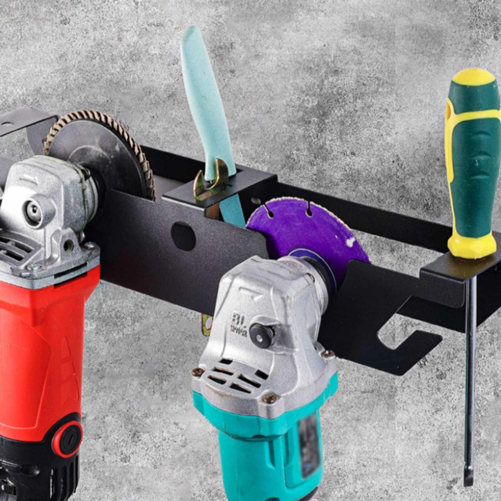 4 Bay Angle Grinder Rack Heavy - đánh giá và giá Power Tools Rack