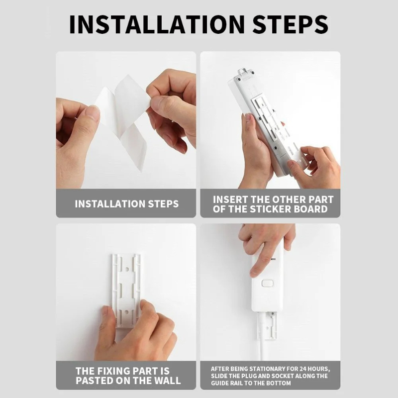 Self-Adhesive Power Socket Str - đánh giá và giá Power Tools Rack