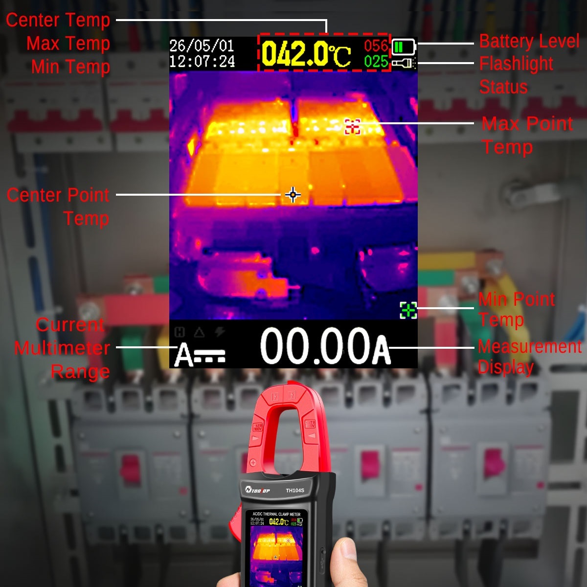 TH104S Thermal Clamp Meter 100 - đánh giá và giá Power Tools Inspection