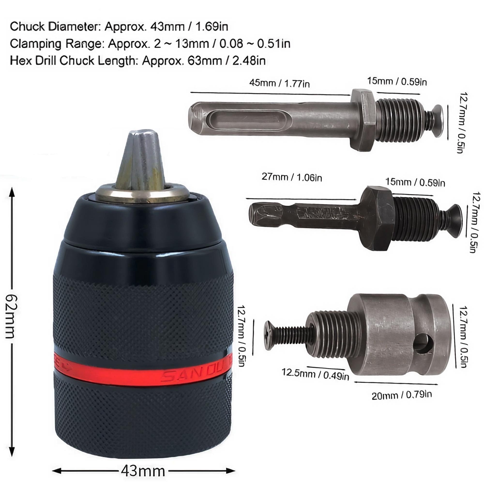 Keyless Drill Chuck Impact Dri - đánh giá và giá Power Tools List