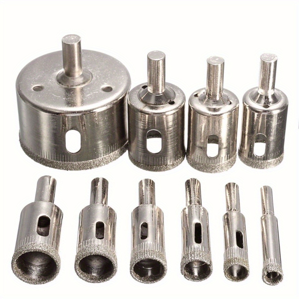 10 Piece Diamond Coated Drill  - đánh giá và giá Power Tools Set