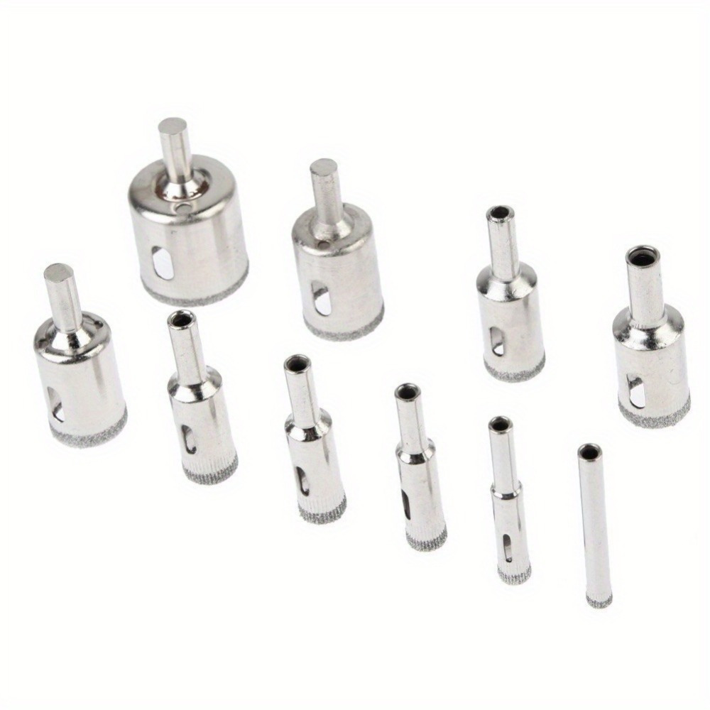 10 Piece Diamond Coated Drill  - đánh giá và giá Power Tools Set