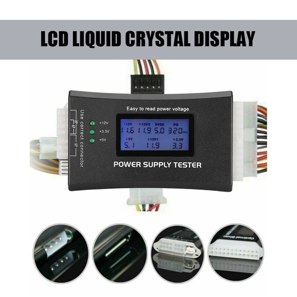 LCD Display ATX Power Supply T - đánh giá và giá Power Tools Inspection