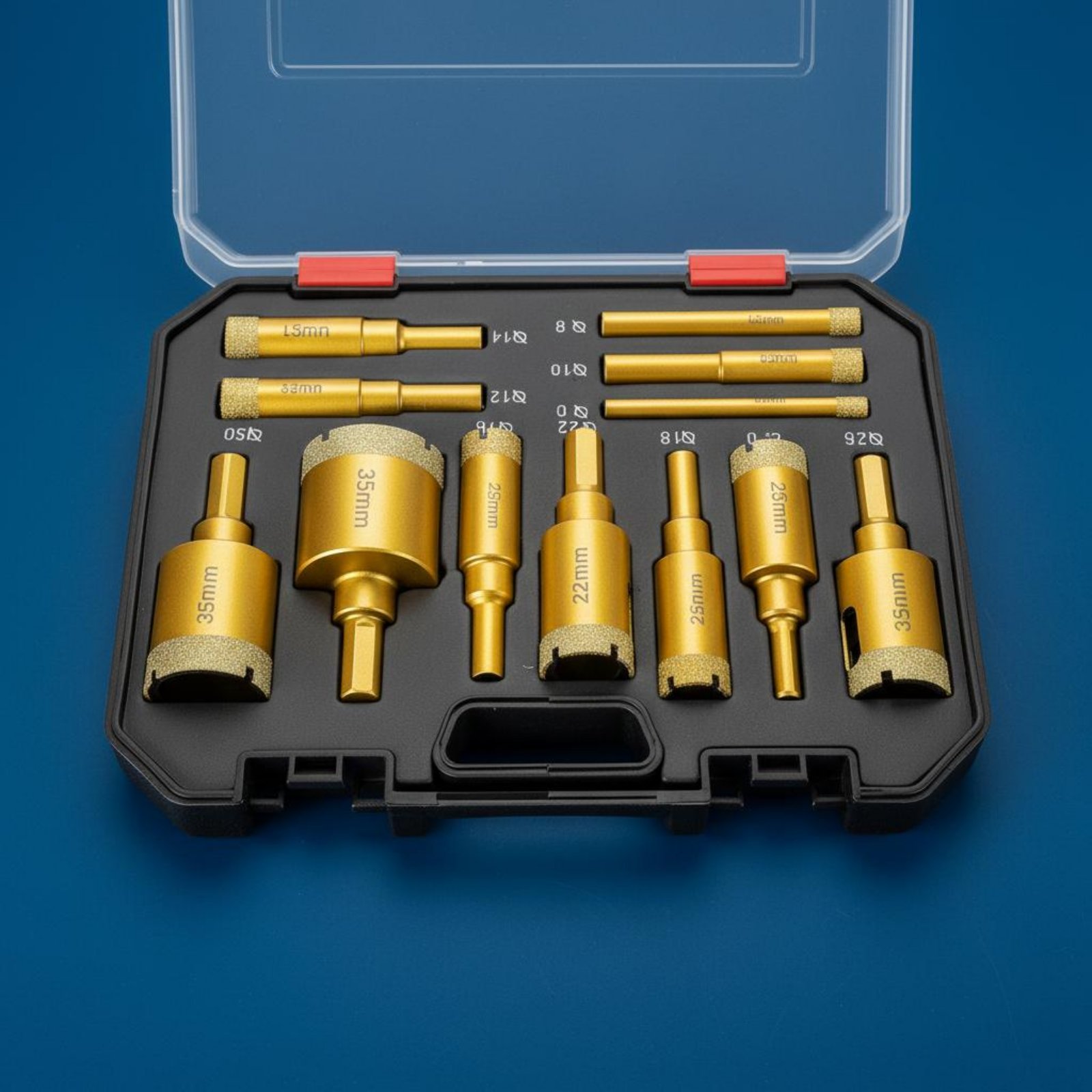 12 Pieces Brazed Crystal Drill - đánh giá và giá Power Tools Set