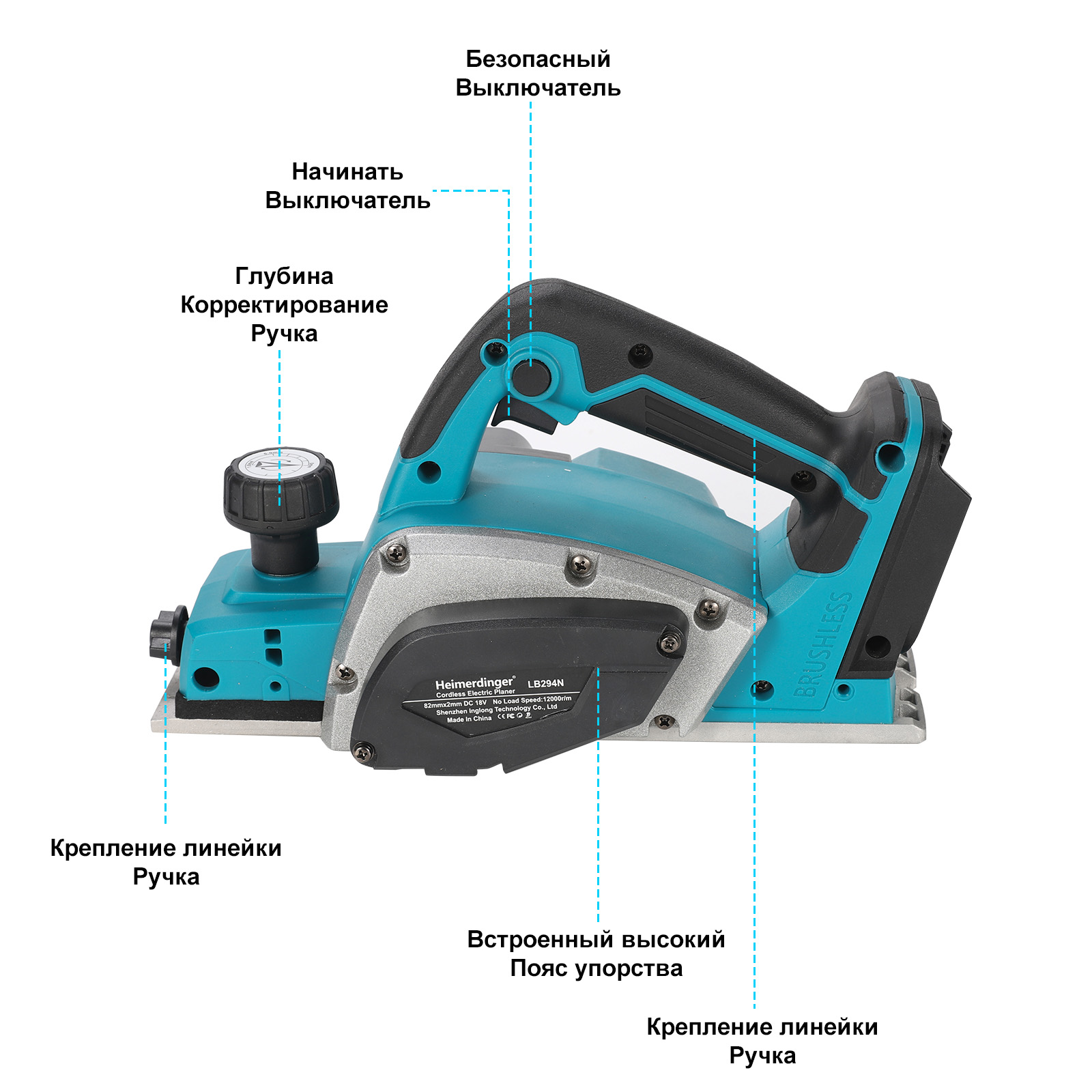 Heimerdinger 18V Rechargeable  - đánh giá và giá Planer Handheld Electric