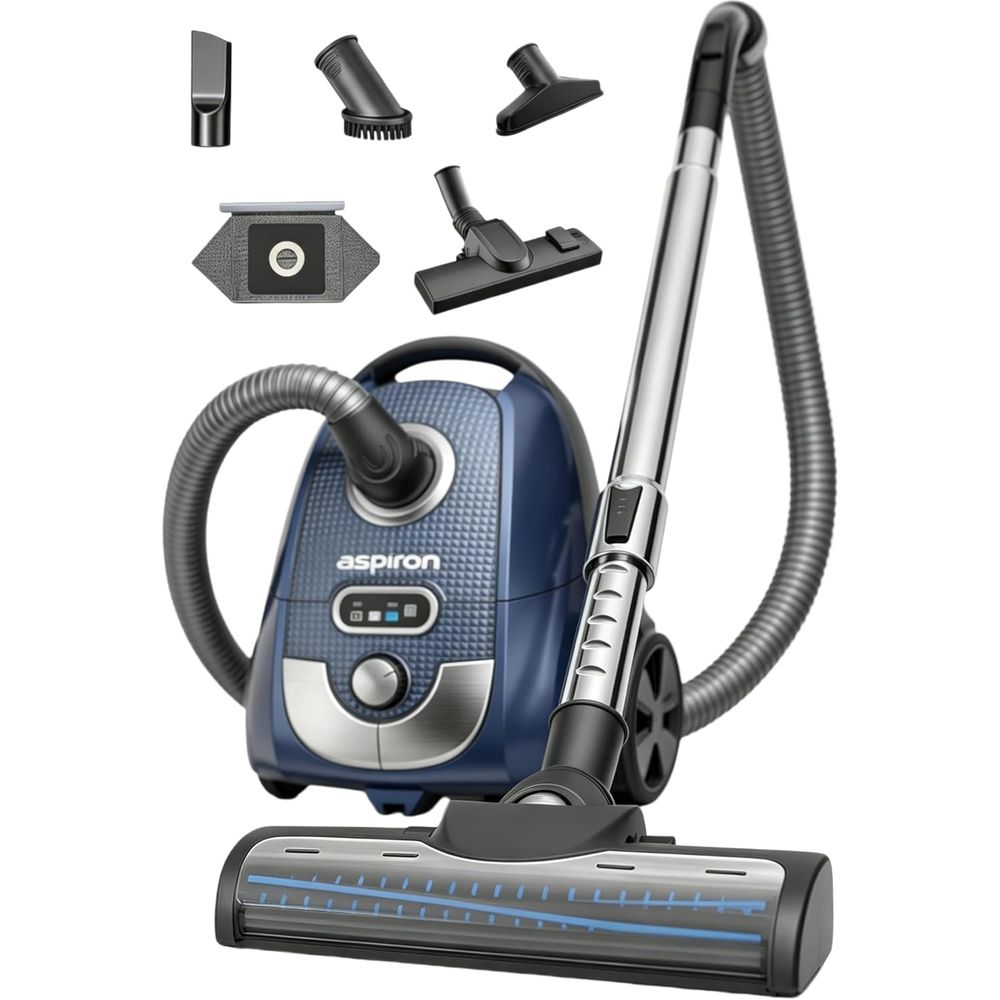 Canister Vacuum, 1600W/40Kpa C - đánh giá và giá Power Tools Vacuum