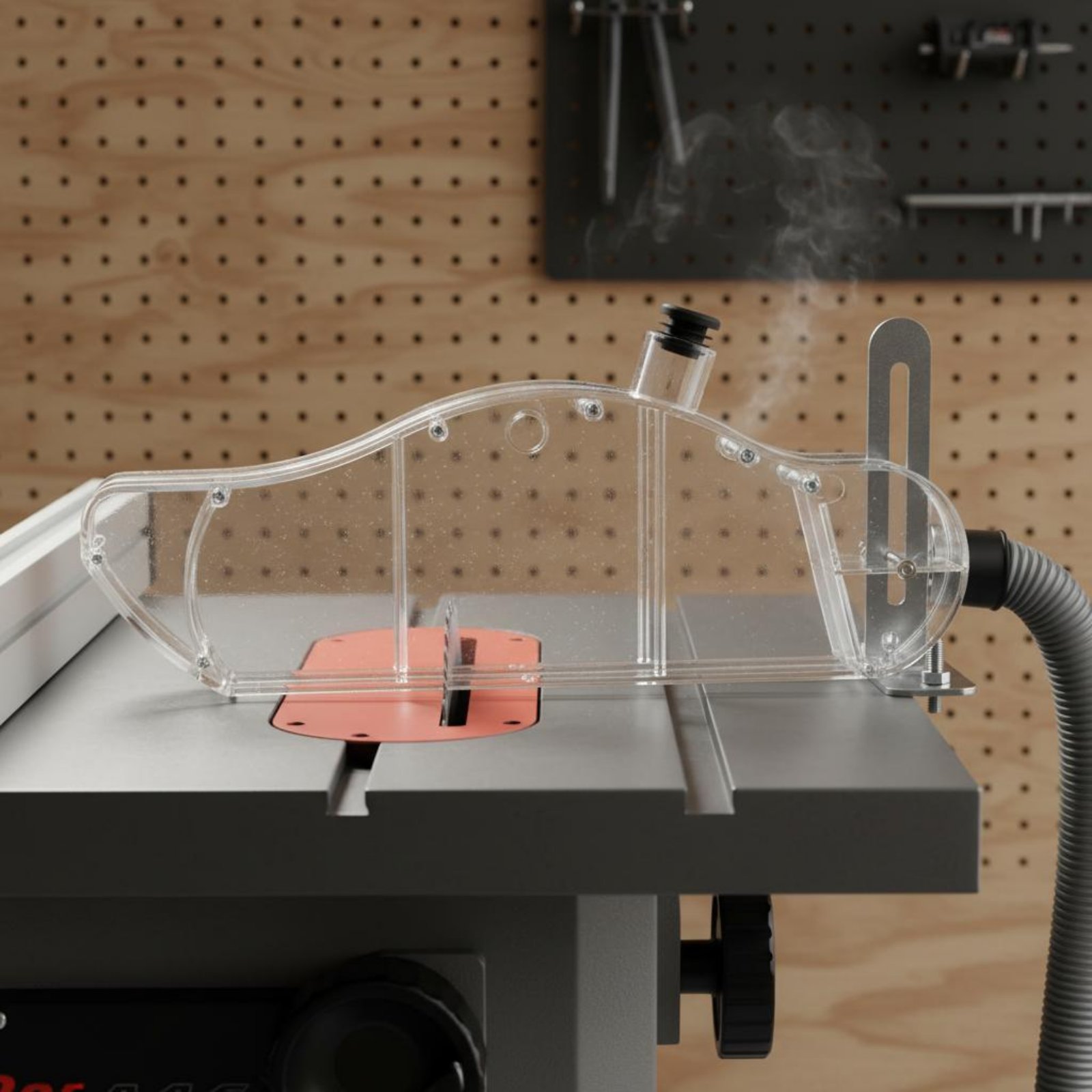 Table Saw Dust Guard Transpare - đánh giá và giá Power Tools Vacuum