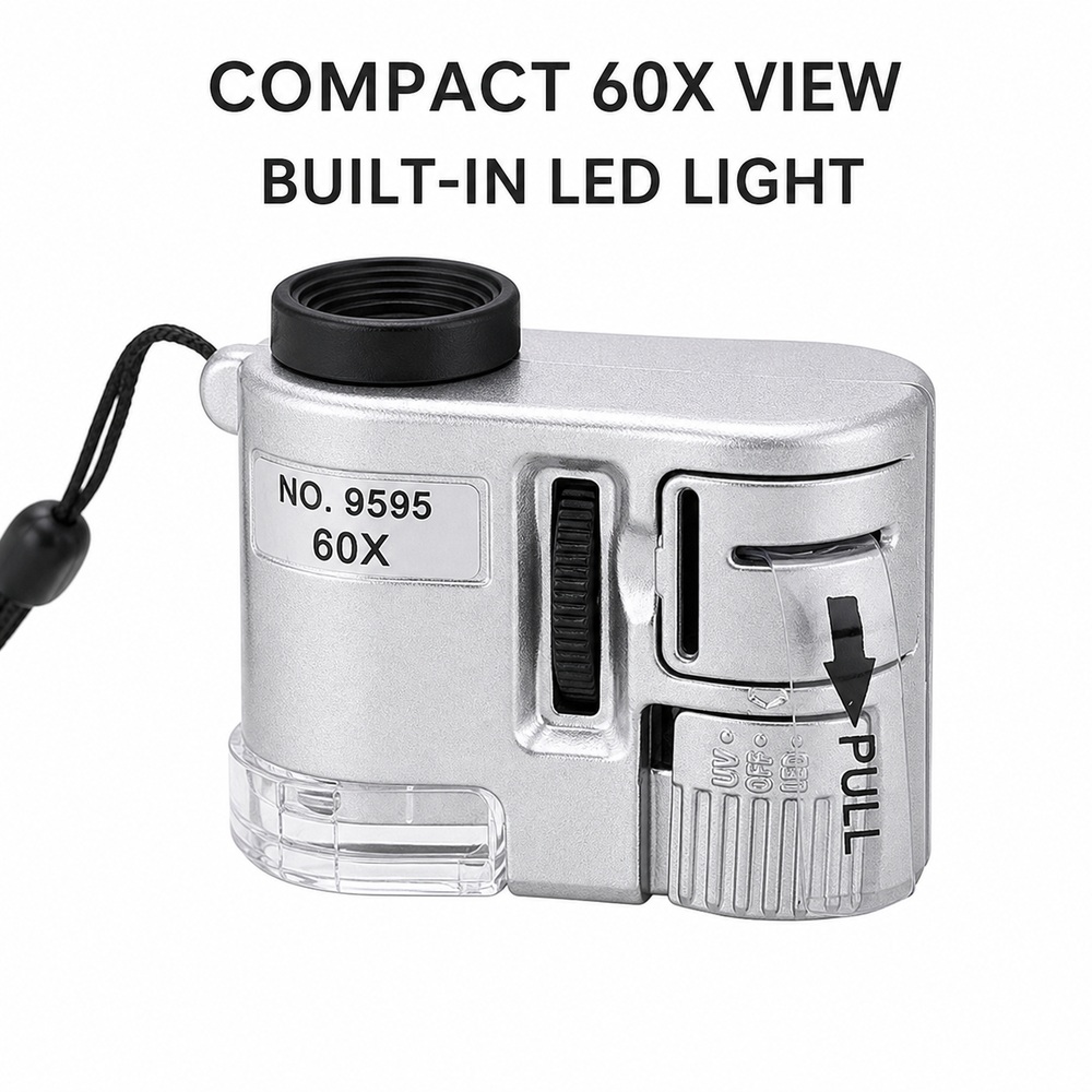 Mini 60X LED Microscope Portab - đánh giá và giá Power Tools Inspection