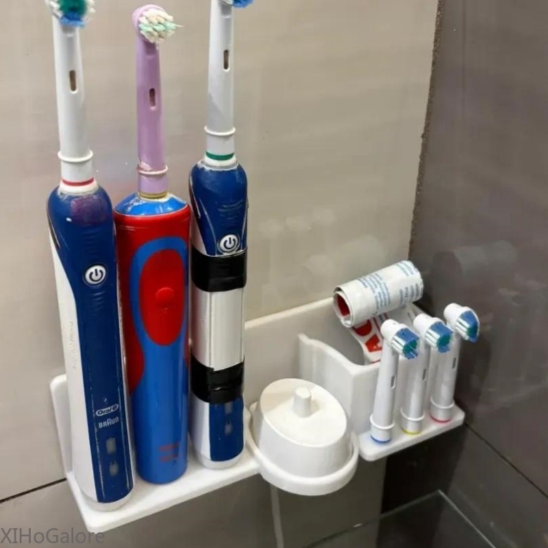 3D Printed Wall Mount Toothbru - đánh giá và giá Power Tools Rack